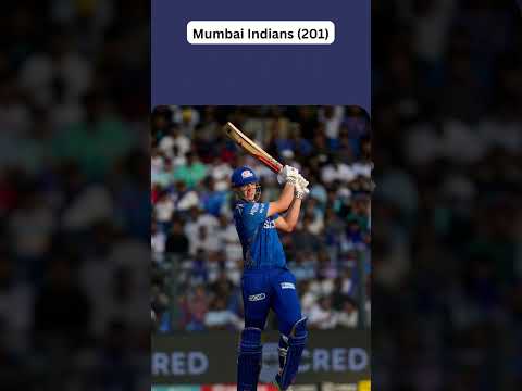 Top 5 successful chases in IPL at Wankhede Stadium #shorts #ipl #mumbaiindians