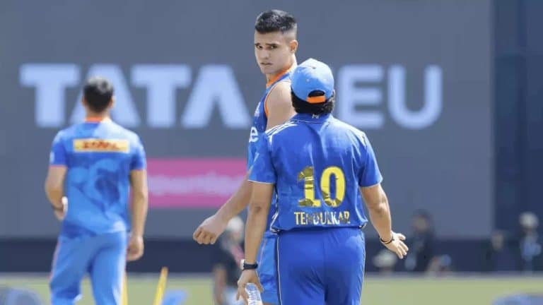 Sachin Tendulkar and Arjun Tendulkar