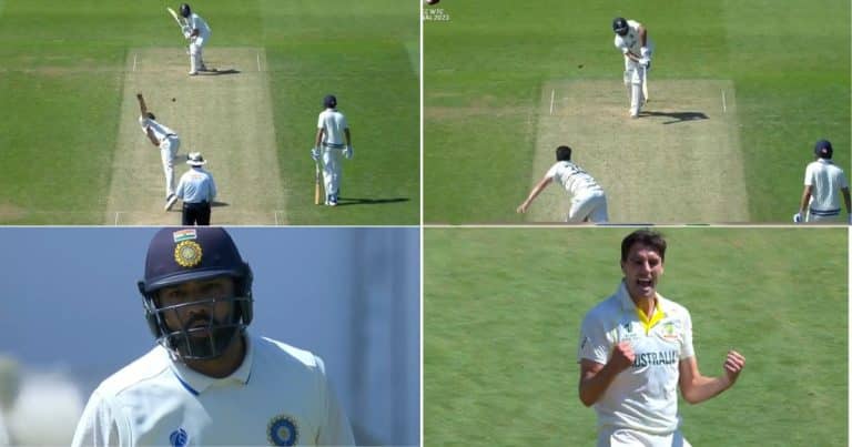 ICC World Test Championship Final: WATCH - Pat Cummins Traps Rohit Sharma LBW As The Batter Departs Early