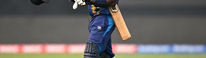 Mathews becomes the first player to be dismissed timed out in international cricket