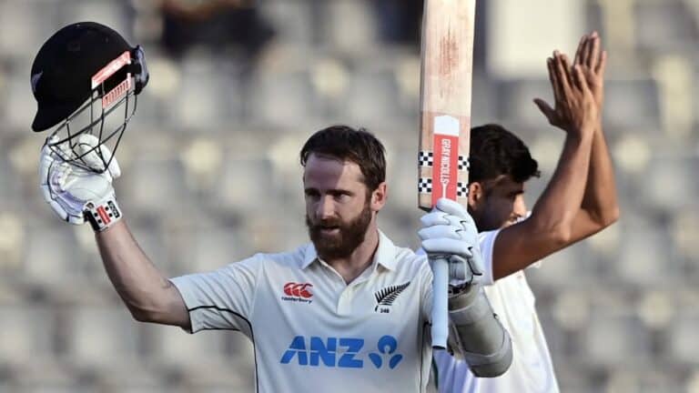 Taijul Islam star Kane Williamson on an even second day in Sylhet