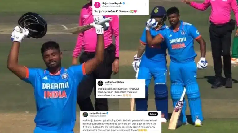 IND vs SA: “Much better than SKY in ODIs” – Twitter reacts to Sanju Samson’s first ODI century