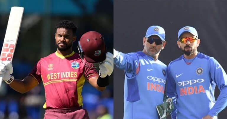 Shai Hope credits MS Dhoni after his fiery ton propels West Indies to historic victory over England