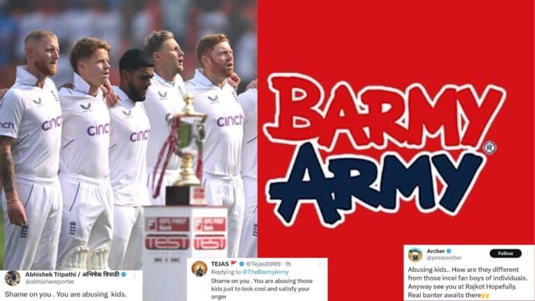 “Abusing children…” – Twitter slams ‘The Barmy Army’ for cheeky comment on Indian fans during IND vs ENG first Test