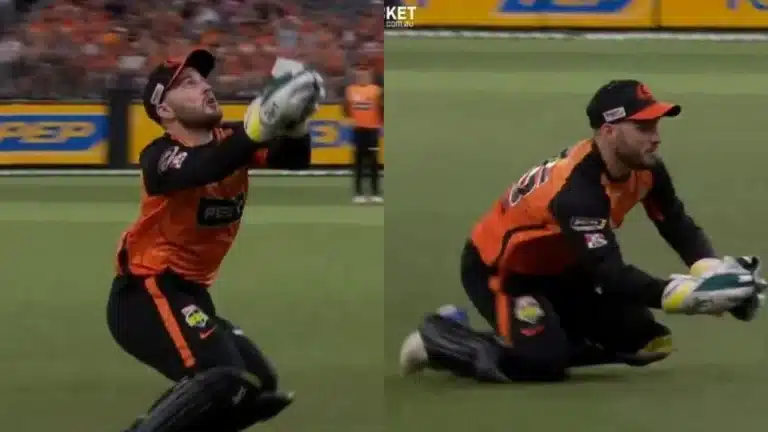 BBL 2023-24: Watch – Josh Inglis makes an absolute scream to dismiss Jordan Silk