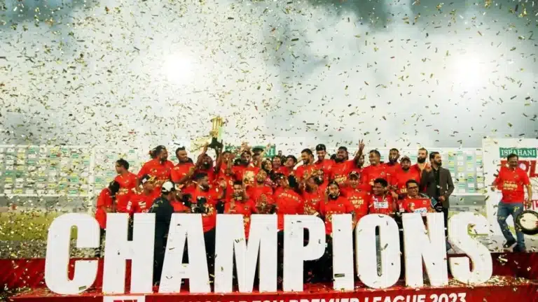 BCB, Comilla Victorians celebrate their fourth BPL title