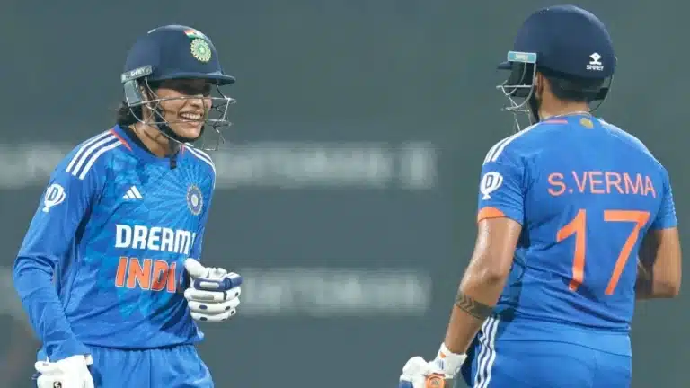 IND-W vs AUS-W scorecard, highlights from first T20I: Shafali, Smriti and Titas shine as India women crush Australia women by 9 wickets

