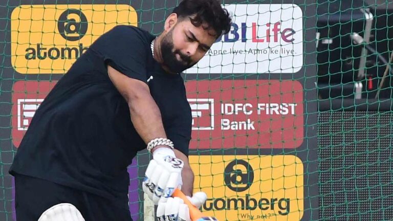 IND vs AFG: Rishabh Pant warms up in Chinnaswamy nets amid recovery process