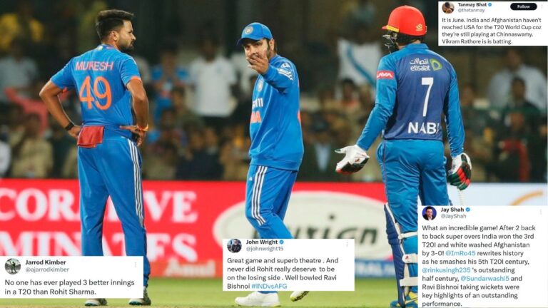 IND vs AFG: “This win is for Rohit Sharma” – Twitter explodes as India wins double Super in Thriller