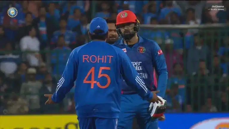 IND vs AFG: Watch – Rohit Sharma and Mohammad Nabi engaged in verbal spat as cricket spirit crumbles