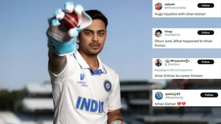 IND vs ENG: “Ishan Kishan Ka Career Khatam” – Twitter shocked as goalkeeper misses Test selection