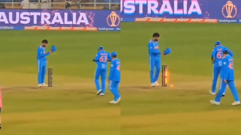 IND vs SA: Watch – ‘Distraught’ Virat Kohli releases bails in unseen viral video after CWC 2023 final loss