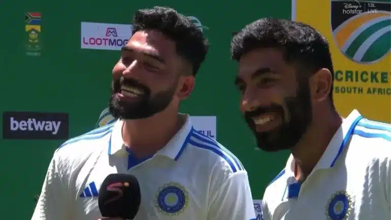 IND vs SA: Watch – ‘Translator’ Jasprit Bumrah wins hearts;  He denies taking credit for Mohammed Siraj’s success