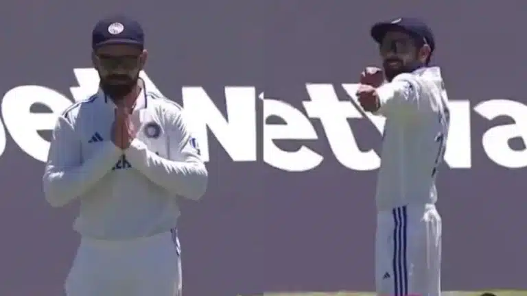 IND vs SA: Watch – Virat Kohli’s beautiful ‘bow and arrow’ gesture towards ‘Ram Siya Ram’ is played in the second Test