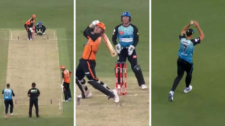 Watch: Adelaide Strikers’ James Bazley completes outrageous boundary line catch in BBL 2023-24 knockout