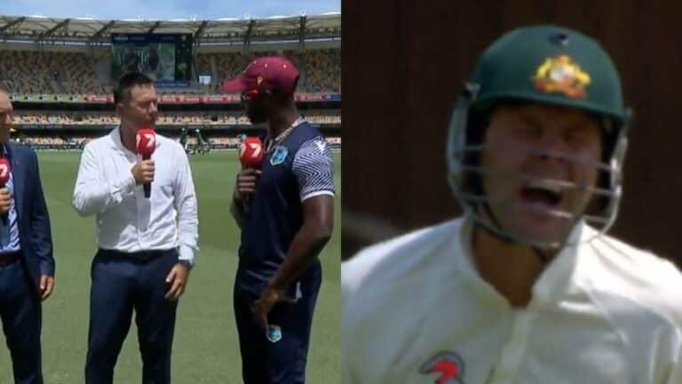 Ricky Ponting, Kemar Roach engaged in banter