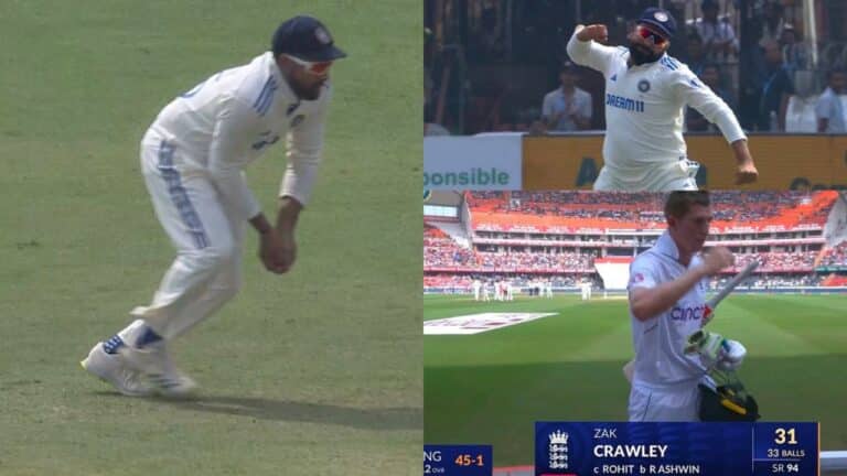 Watch: Rohit Sharma’s wild celebration after Ravichandran Ashwin dismisses Zak Crawley