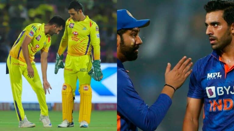 Deepak Chahar MS Dhoni Rohit Sharma