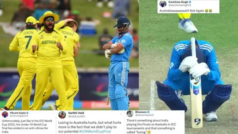 “Biggest chokers in world cricket”: Twitter reacts as India suffer heartbreak against Australia in U-19 World Cup final