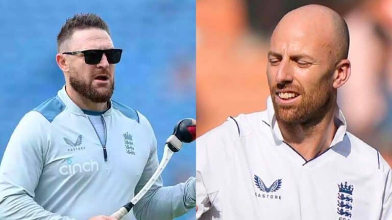 Brendon McCullum provides massive update on Jack Leach’s availability in third Test against India