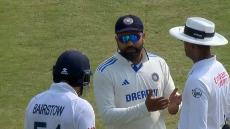 “Decide karke aaye hain ki…” – Rohit Sharma got upset with the umpire after Ben Stokes survived