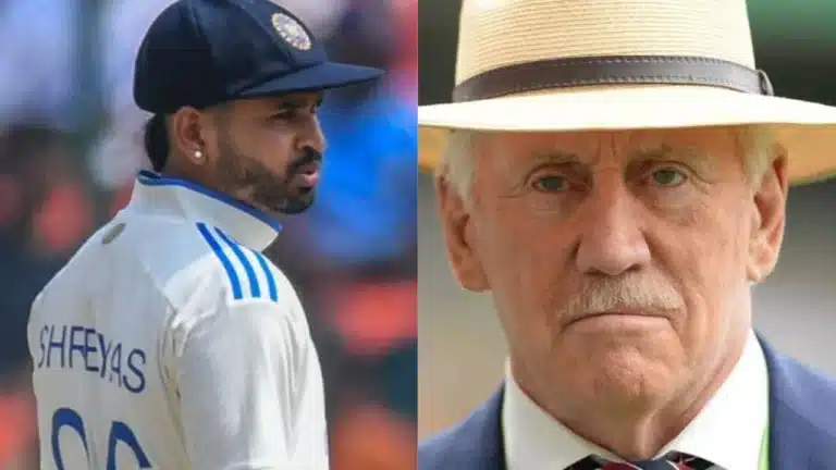 “Stop overestimating Shreyas Iyer’s batting ability” – Ian Chappell, pleased with the India batsman’s fall