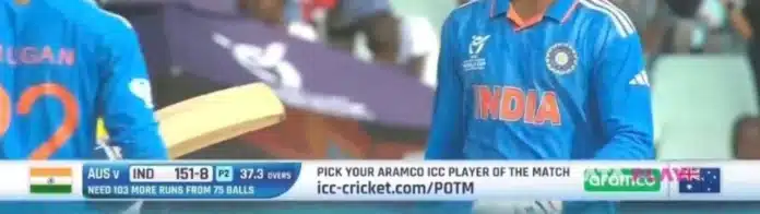 Naman Tiwari motivates his India teammate