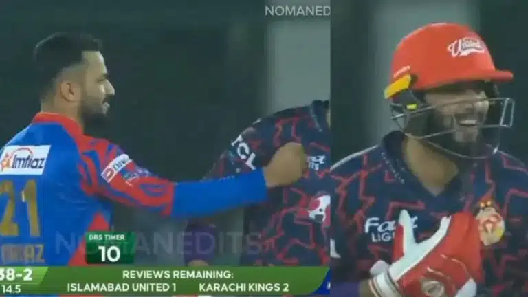 Watch: Mohammad Nawaz hits Imad Wasim during PSL 2024 match, video goes viral