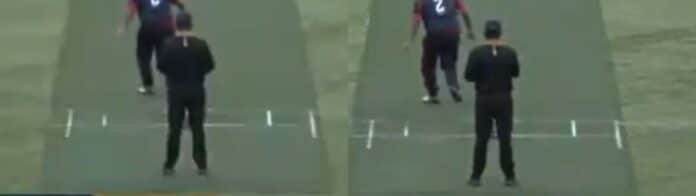 Muhammad Babar smashes consecutive one handed sixes