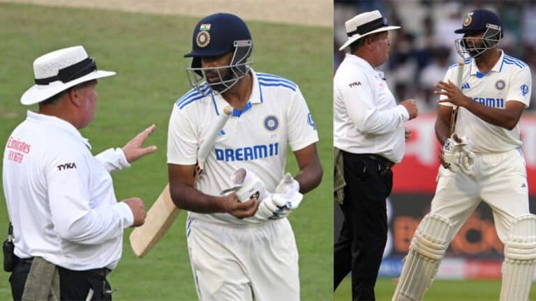 Watch: Ravichandran Ashwin fumes with anger;  he engages in a lively chat with the referee