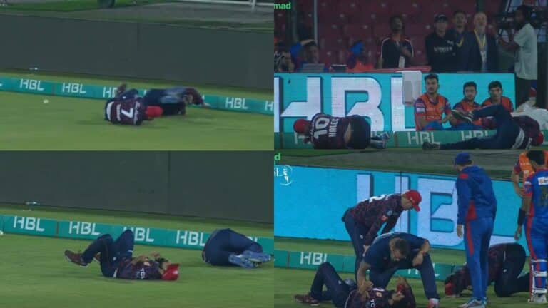 Watch: Shadab Khan and Alex Hales face life-threatening situation during PSL 2024