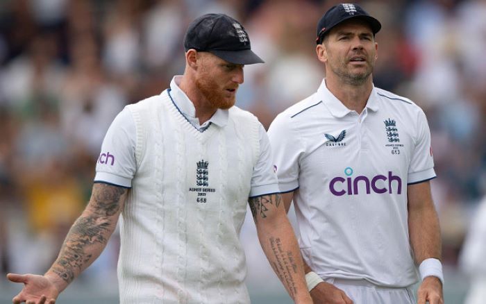 England, Ben Stokes And James Anderson
