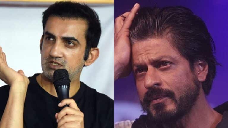 Did Gautam Gambhir throw tantrums at Shah Rukh Khan?  The sensational revelation of a former Indian legend