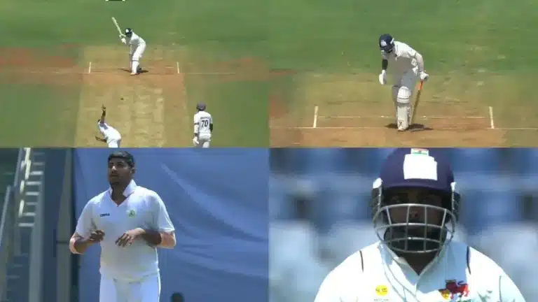 Watch: Yash Thakur’s crazy delivery leaves Prithvi Shaw clueless in Ranji Trophy final