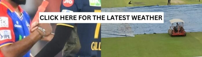 DC vs GT Weather Report and Pitch Report,  IPL 2024, Match 40