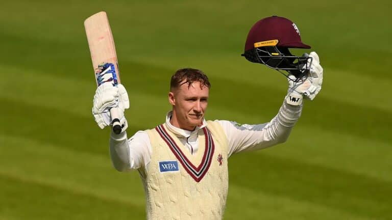 George Bartlett makes his mark before bad light frustrates Northants