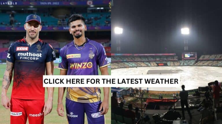 KKR vs RCB Weather Report Pitch Report IPL 2024