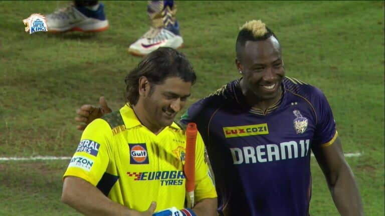 Andre Russell, MS Dhoni,
