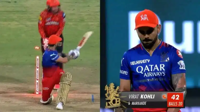 Watch: Virat Kohli dies due to leg-spin once again as Mayank Markande castles him in Bengaluru