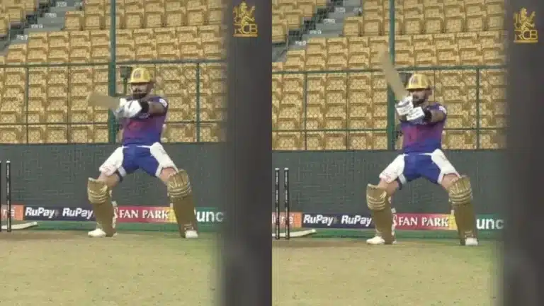 Watch: Virat Kohli’s funny moves during net session spark laughter