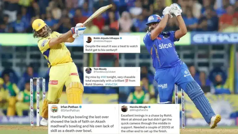 "I feel for Rohit Sharma" – Twitter reacts as Chennai Super Kings defeat Mumbai Indians by 20 runs in IPL 2024