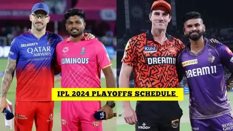 IPL 2024 Playoffs Schedule: Indian Premier League 2024 Playoffs Matches, Venues, Dates and Timings