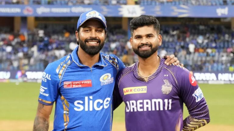 KKR vs MI Live Score and Updates: