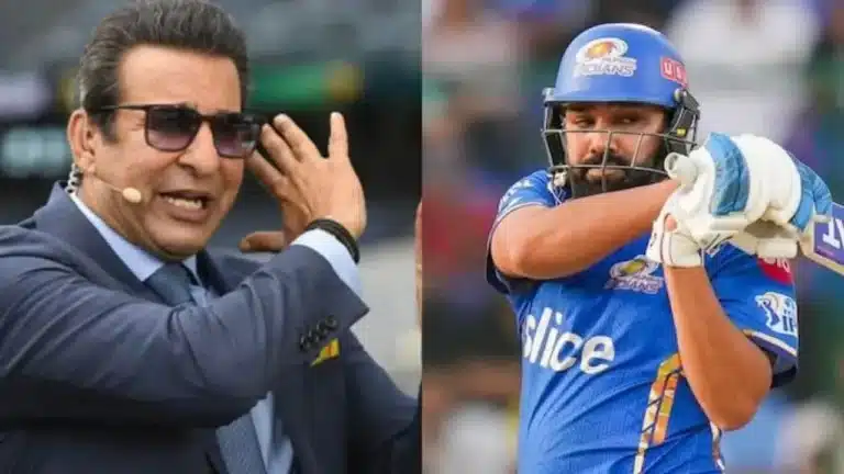 Wasim Akram and Rohit Sharma