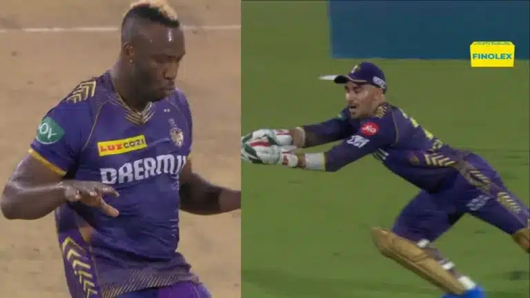 KKR vs SRH: Watch – Andre Russell’s ‘calm baby’ dance as Rahmanullah Gurbaz takes a stunner to send Abdul Samad packing