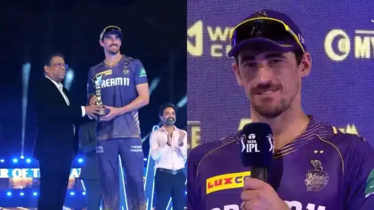 KKR vs SRH: "There have been jokes about money." – Mitchell Starc makes a great comment after winning the PoTM award in the IPL final