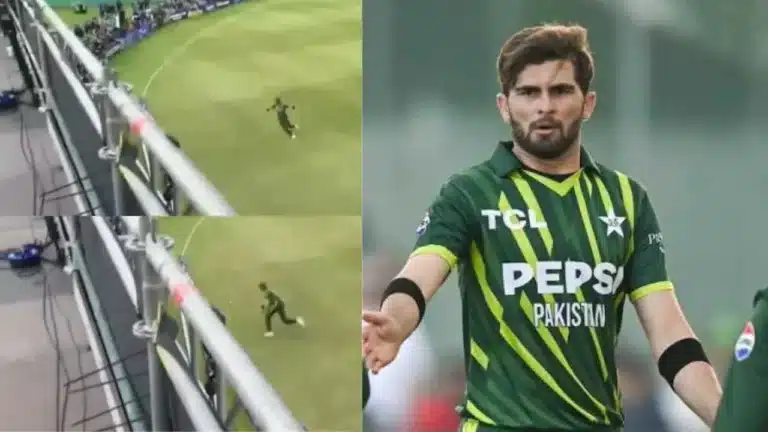 PAK vs IRE: Watch: Shaheen Afridi’s strange fielding costs Pakistan four runs against Ireland