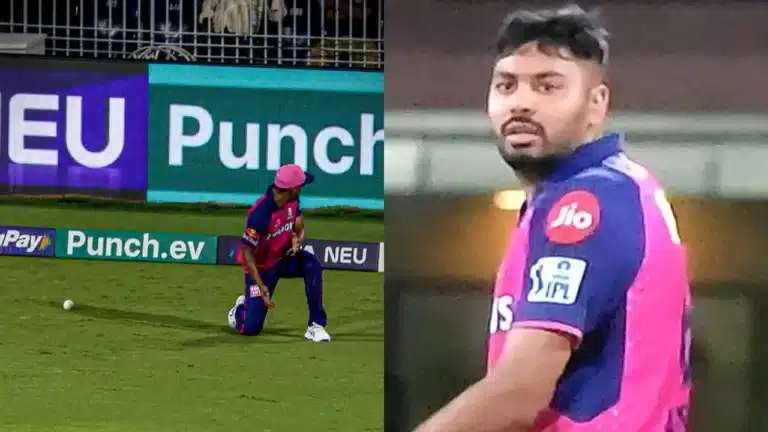 SRH vs RR: Watch – Sandeep Sharma’s strange and funny fielding mistake upsets Avesh Khan