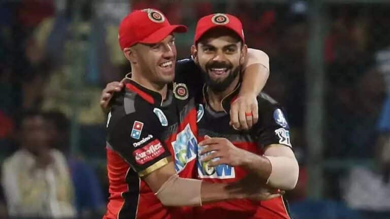 AB de Villiers and Virat Kohli