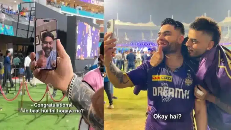 Watch: Rishabh Pant video calls from US to congratulate Rinku Singh and Nitish Rana on KKR’s win in IPL 2024